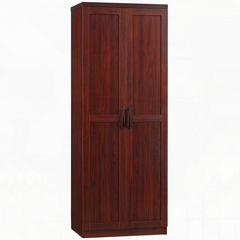 Garde-manger autoportant à 2 portes avec tablettes à 5 niveaux et 2 tablettes réglables