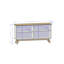 Buffet blanc Yonkers de 63 po avec 4 tablettes Mid-Century-1212492833