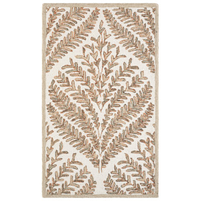 Andresky Hand Tufted Wool Ikat Rug