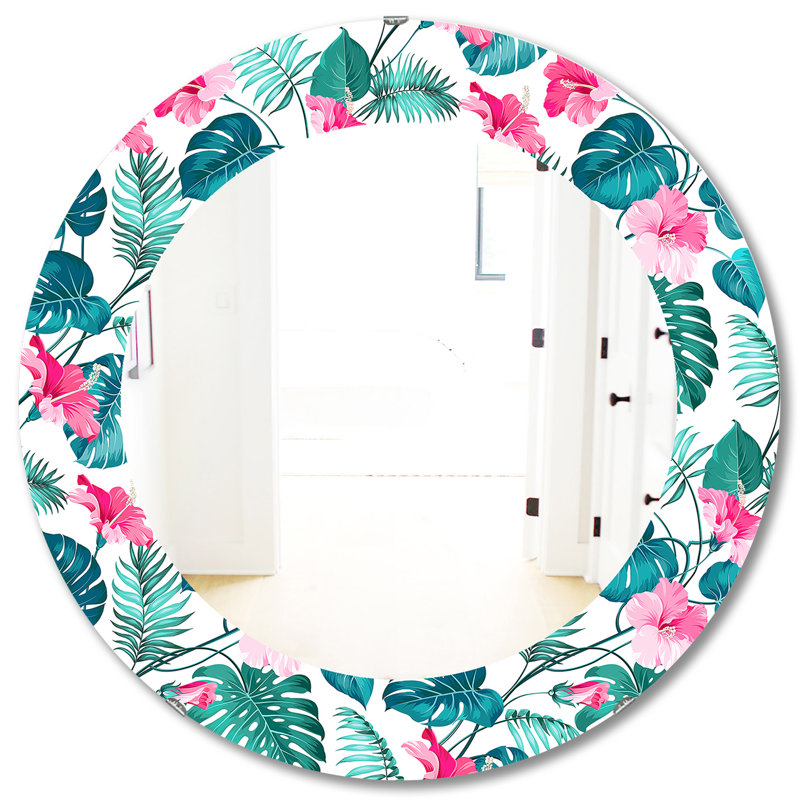 Miroir mural Tropical Mood Foliage 20, H 31,5 po x l po