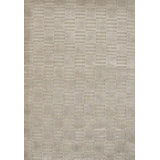 Cotton Geometric Area Rug in Beige