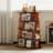 Versatile Acrylic Bookshelf with Wave Design-107426753