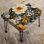 Vintage Flower Symphony - Floral Rectangle Ottoman