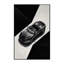 Tapis géométrique moderne gris et noir lavable à la machine-1536556754