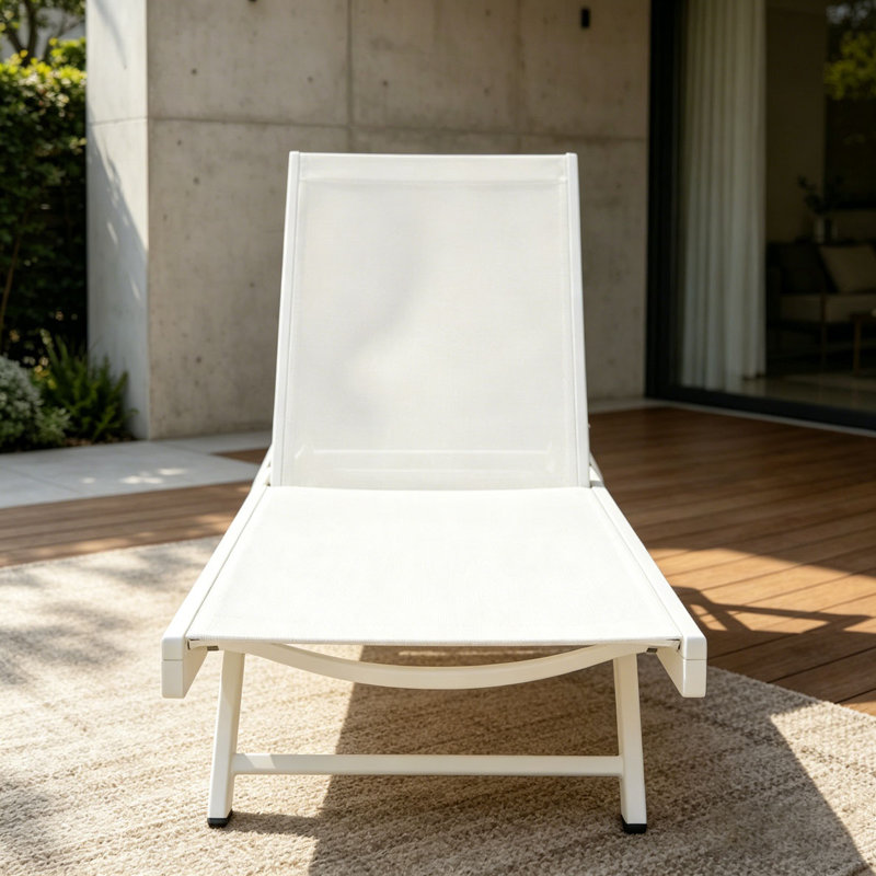Ensemble de chaise longue d'extérieur