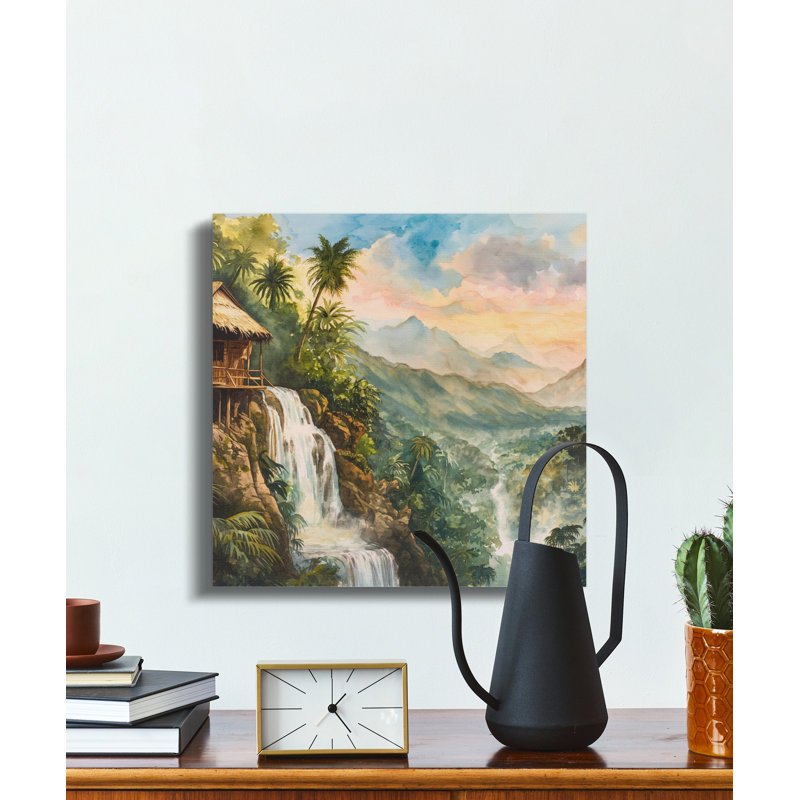 1 Piece Wrapped Canvas Wall Art Set, 15.24 cm H x 15.24 cm W