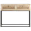 Parkside 100cm Solid Wood Top Console Table