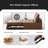 39'' Faux Leather Sleeper Sofa-1013008421