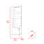 Armoire haute à 8 tablettes Isabelle-659949497