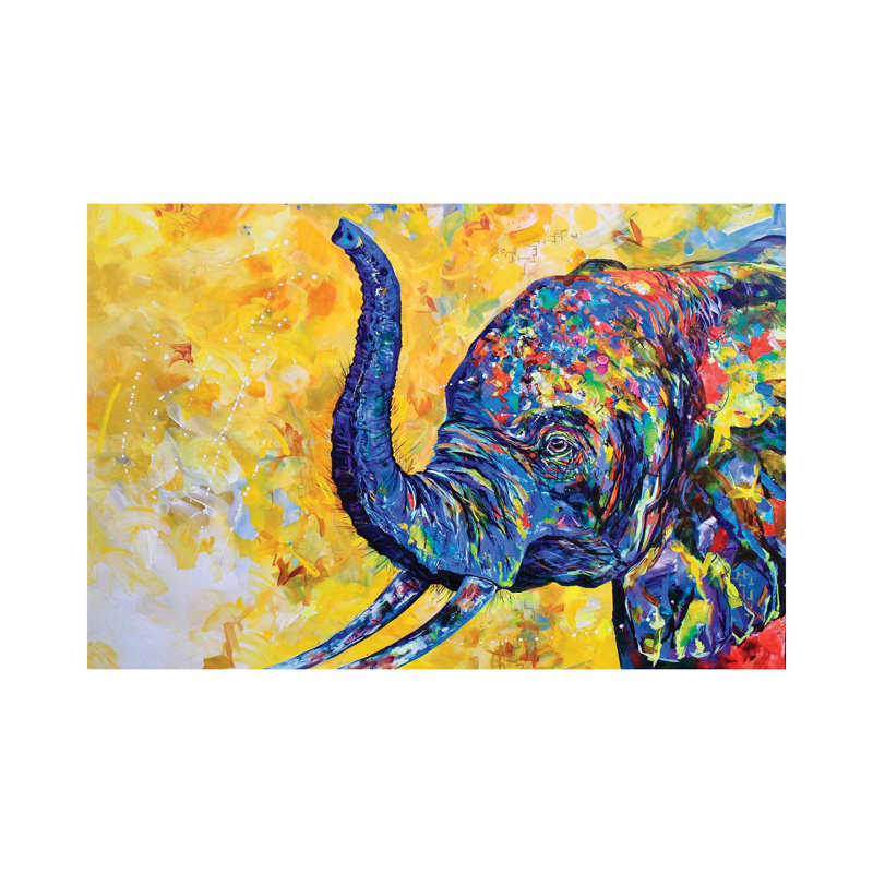 «Funfetti» par Lindsey Dahl, reproduction d'art sur toile tendue, H 8 po x l 12 po x P 0,75 po