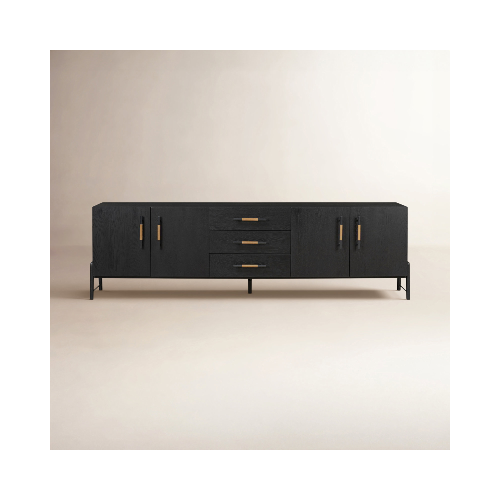 Karsten 94" Media Console, Black