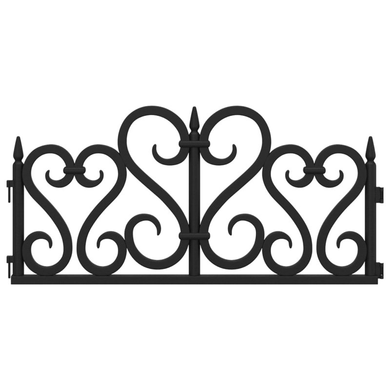Arron 27.5cm H x 59cm W Edging, Black