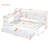 Twin Size Wooden Daybed With 3 Drawers, Usb Ports And Desk , White-922715448-922715451