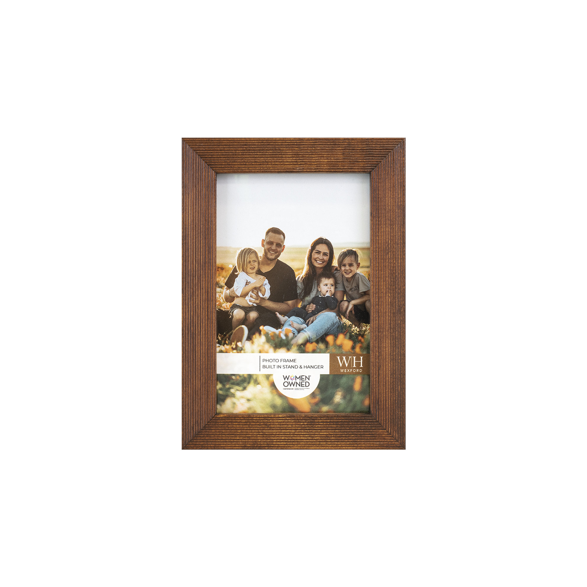 Apolline Wood Picture Frame, 4" x 6", Walnut
