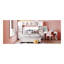Lit double en bois avec armoire et tablette tout-en-un, blanc-2038779853