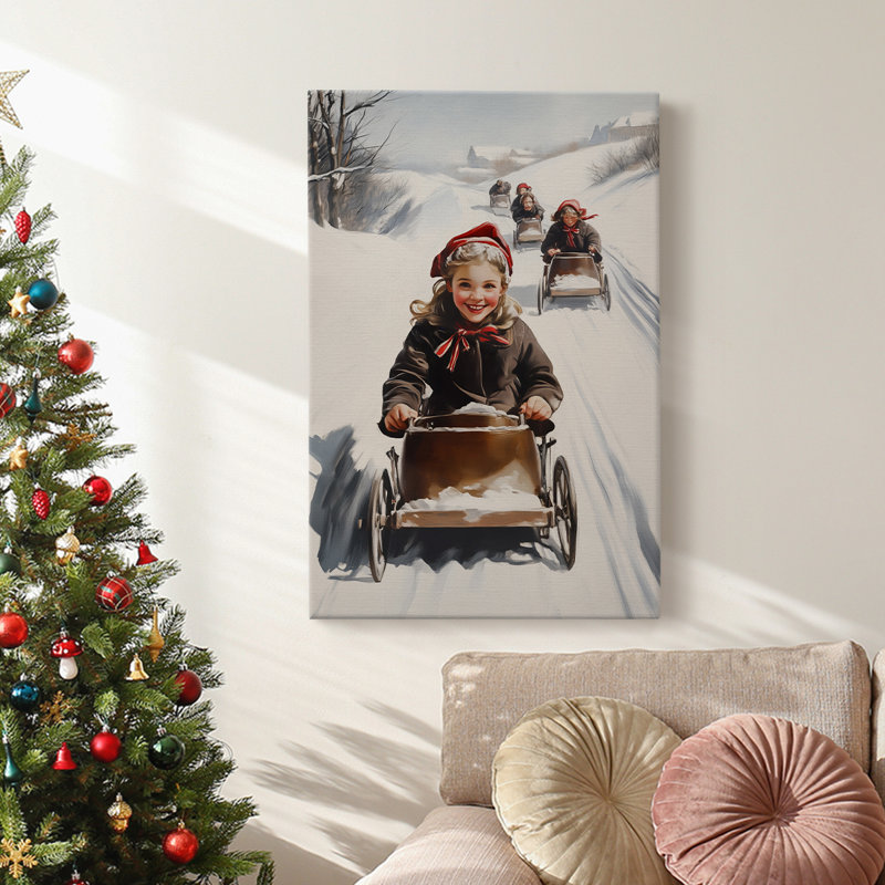Art des Fêtes de Noël - Toile tendue avec châssis - Série 2-CCL III, H 36 po x l 24 po