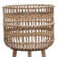 Neutral Boho Wicker Planter Stand Set, Versatile Indoor Garden Decor-145217757-145217746