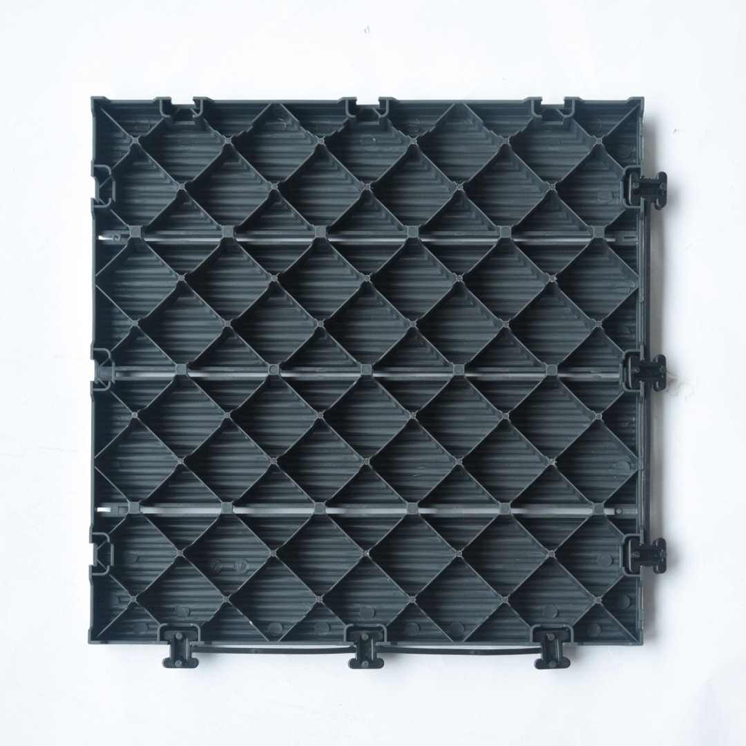 12" x 12" Plastic Interlocking Deck Tile (Set of 9) Courtyard Casual Furniture 