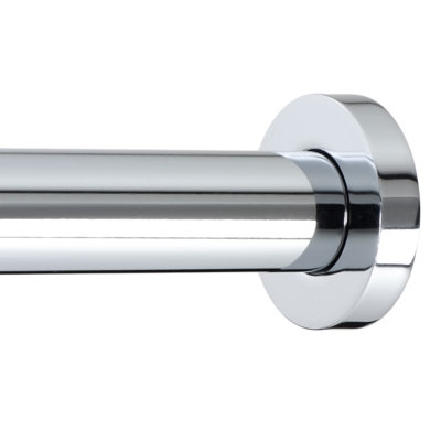  Tringle de rideau de douche - Tringle à ressort à ressort plat pour fenêtres ou douche, chrome 36 à 54