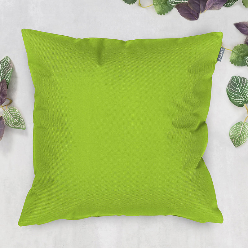icon Indoor-Outdoor Cushion, Lime Green
