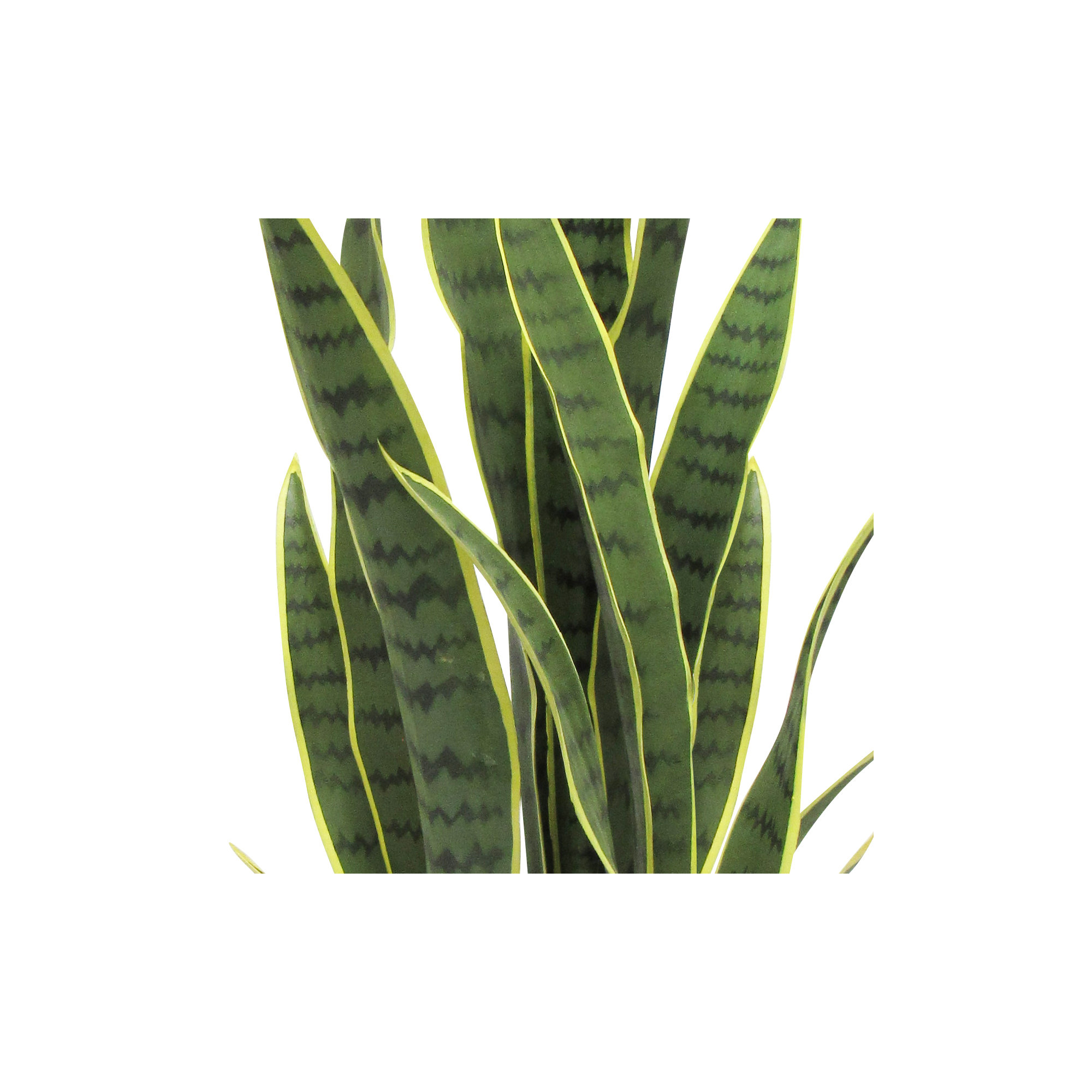 Artificial Sansevieria Snake Plant in Pot, 33.75" H x 13" W x 13" D
