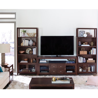 Erskine Solid Wood Entertainment Center for TVs up to 75"