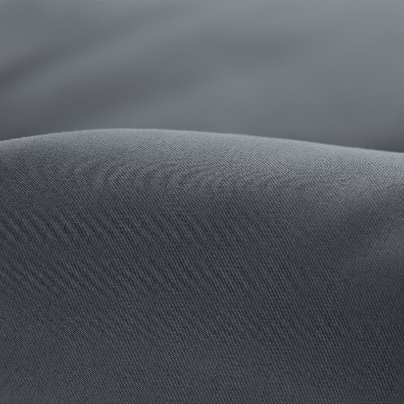 Ensemble de housse de couette ultra-doux, Housse de couette très grand + 2 taies d'oreiller, Gris