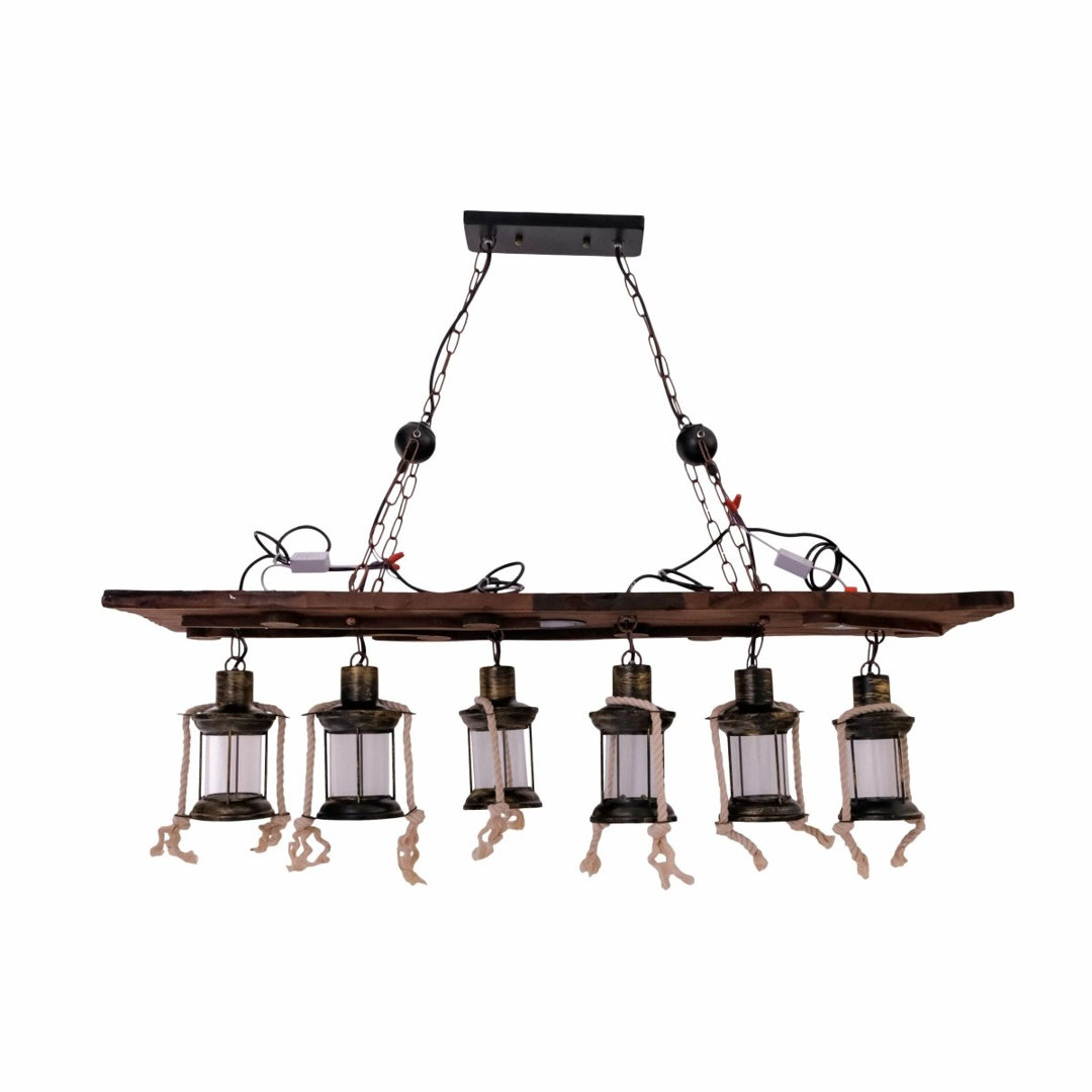 Wilmington 6 - Light Lantern Chandelier