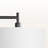 Nicola 63"H Floor Lamp, Black Metal & Ivory / Cream Shade