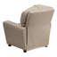 Contemporary Kids Recliner with Cup Holder-1550057885