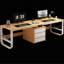 Bureau moderne et minimaliste