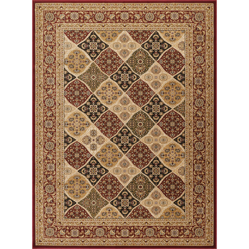 Tapis rouge 9 pi 2 po x 12 pi 6 po Manchester