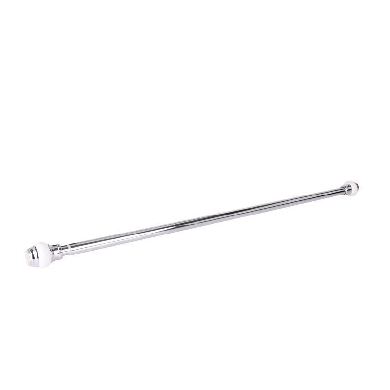 Tringle droite de rideau de douche réglable 72 po