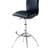 Modern Barstool Leatherette/Chrome Adjustable Height In Black Color