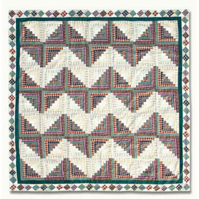 Cotton Chevron Shower Curtain