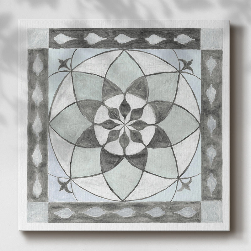 Carreau translucide doux III sur toile, H 16 po x l 16 po