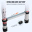 12 - Step Aluminum Folding Extension Ladder