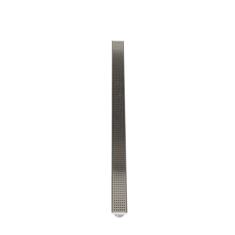 Designline Linear Shower Drain Square Grate, Stainless Steel, 32"