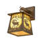 Luminaire à cloison d'extérieur 2 lumières
