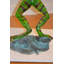 Bronze Jumping Frog Fountain