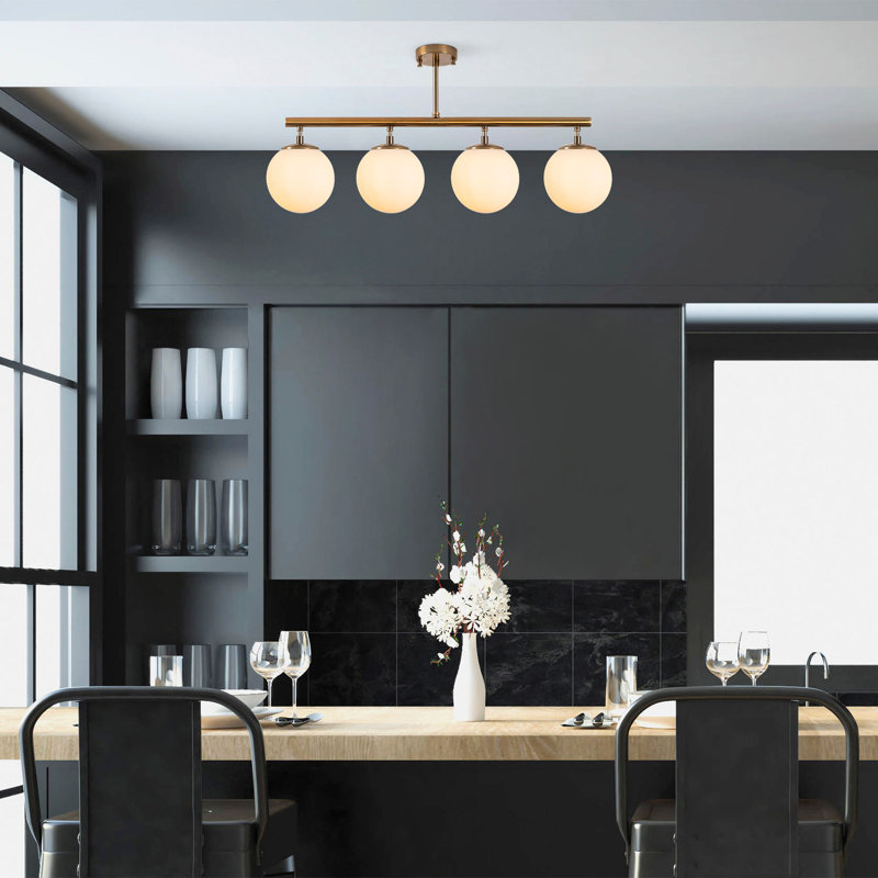 Luper 4 - Light Kitchen Island Pendant, Gold