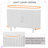 Curved Design Light Luxury Sideboard With Adjustable Shelves-1105511763