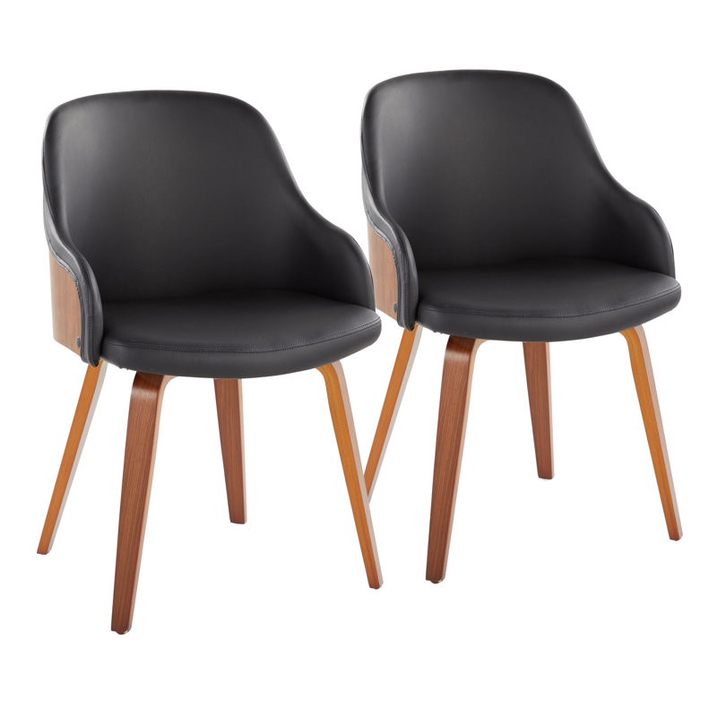 Ensemble de 2 chaises de salle à manger Bacci, Noir