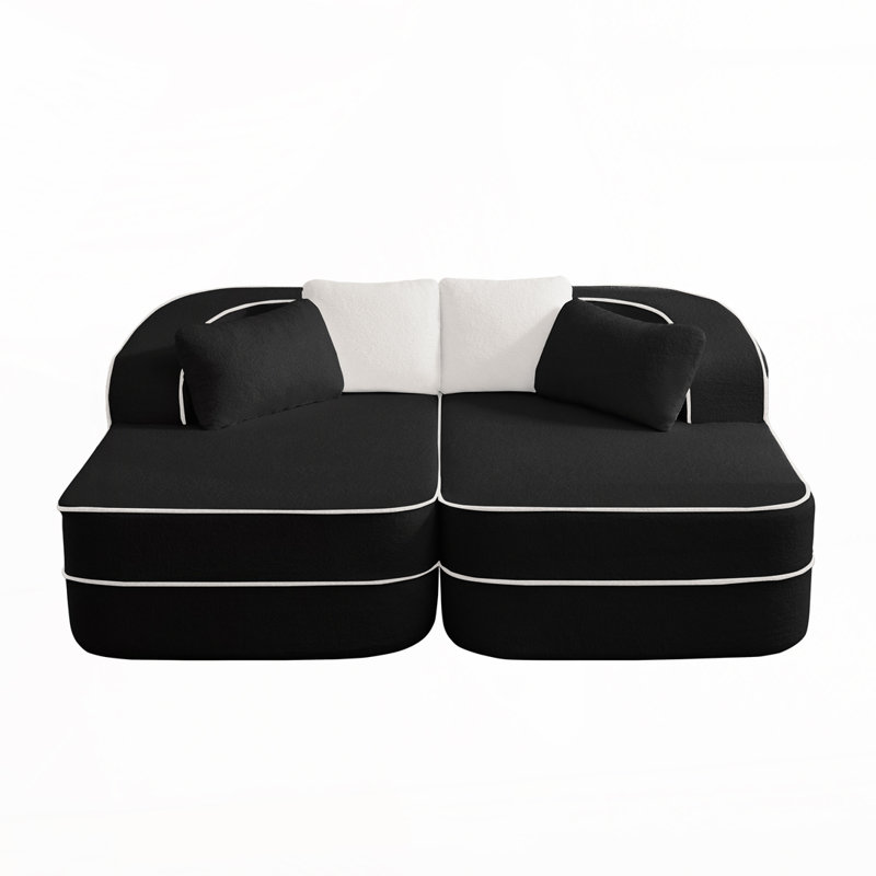 Canapé Teddy, Noir