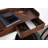 Casiano Solid Wood Floating Shelf with Drawer-932090899