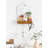 Solid Wood Wall Organizer with Key Hooks