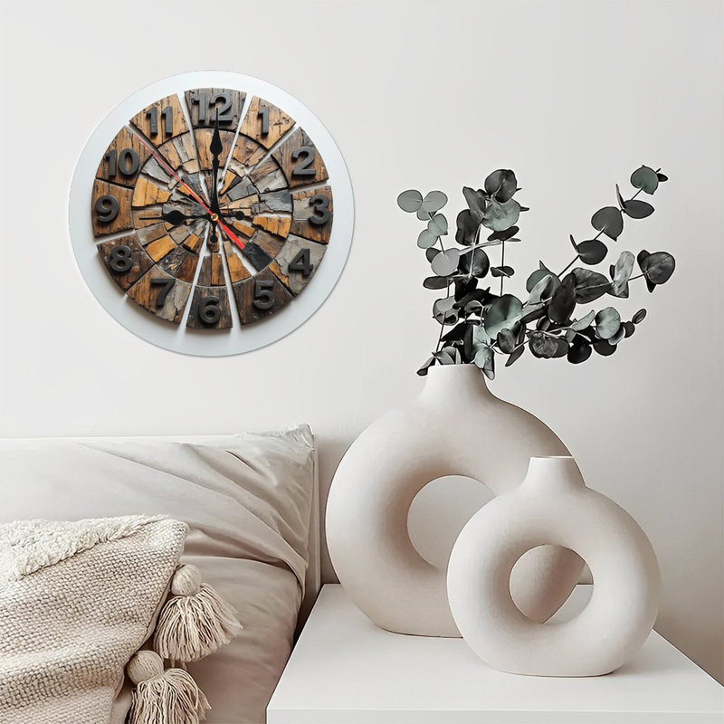 Horloge murale à bulles
