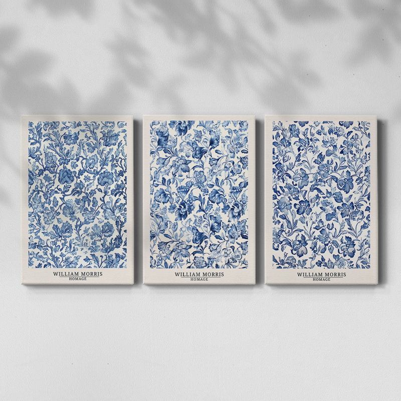 Ensemble de toiles tendues sur mesure - 3 pièces, 48" H x 96" W
