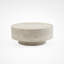 Table basse ronde, table d'appoint sculpturale