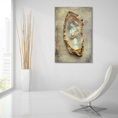  «Pearl Treasure» par Svetlana Aleynikova, art mural en verre acrylique, 24 po x 36 po
